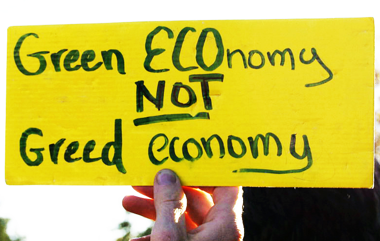 Green Economy not Greed Economy