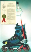Inline Skate Rollerblade Brake Invention Patent by Eric Talaska